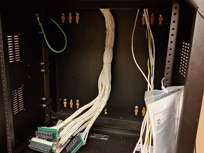 Rack cable management and termination