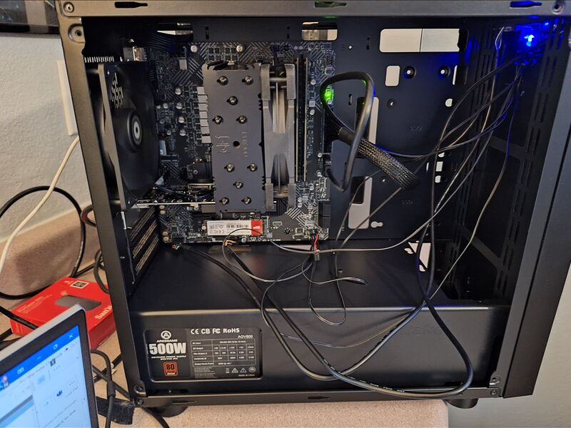 Custom PC build and component install